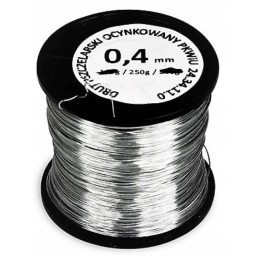 Cinkuota bitininkystės viela rėmams 250g 0,40mm