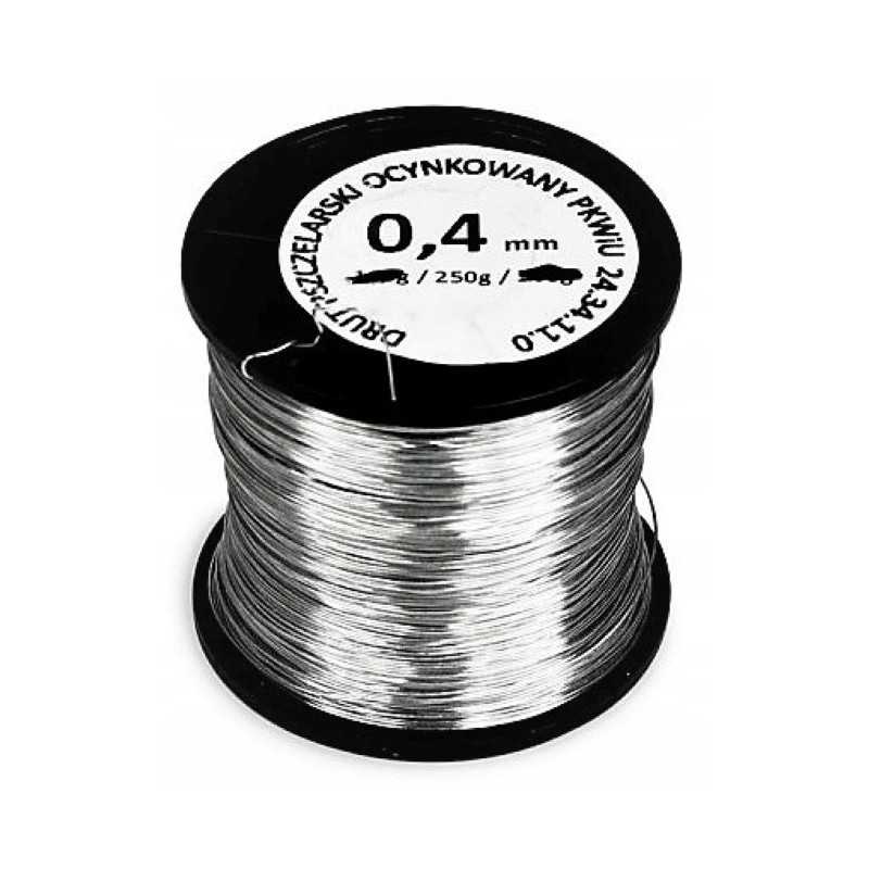 Cinkuota bitininkystės viela rėmams 250g 0,40mm