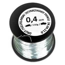 Cinkuota bitininkystės viela rėmams 250g 0,40mm