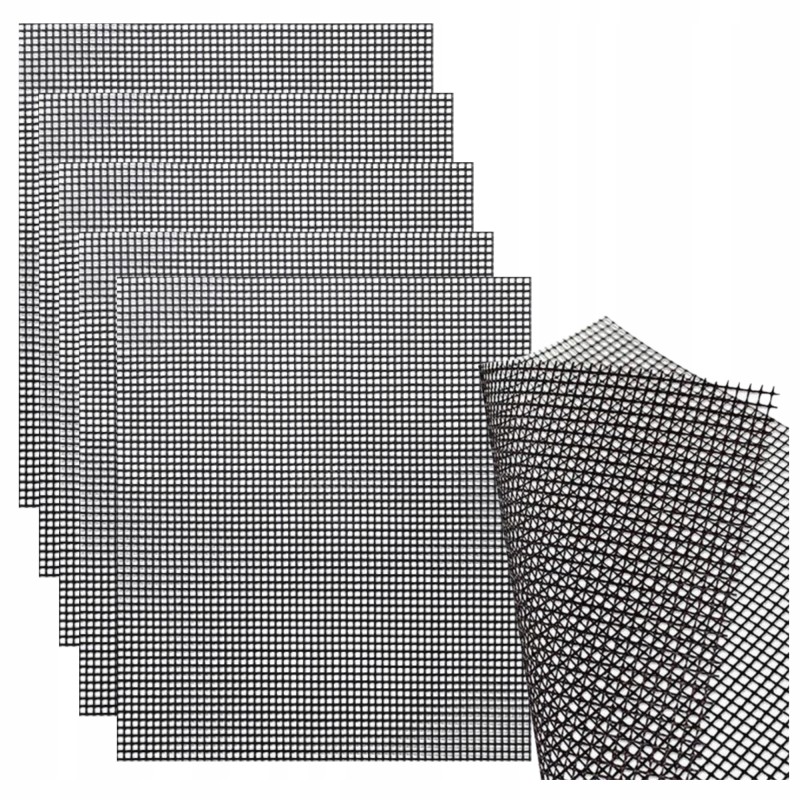 5x grilio orkaitės kepimo grotelių kilimėlis 40x33cm