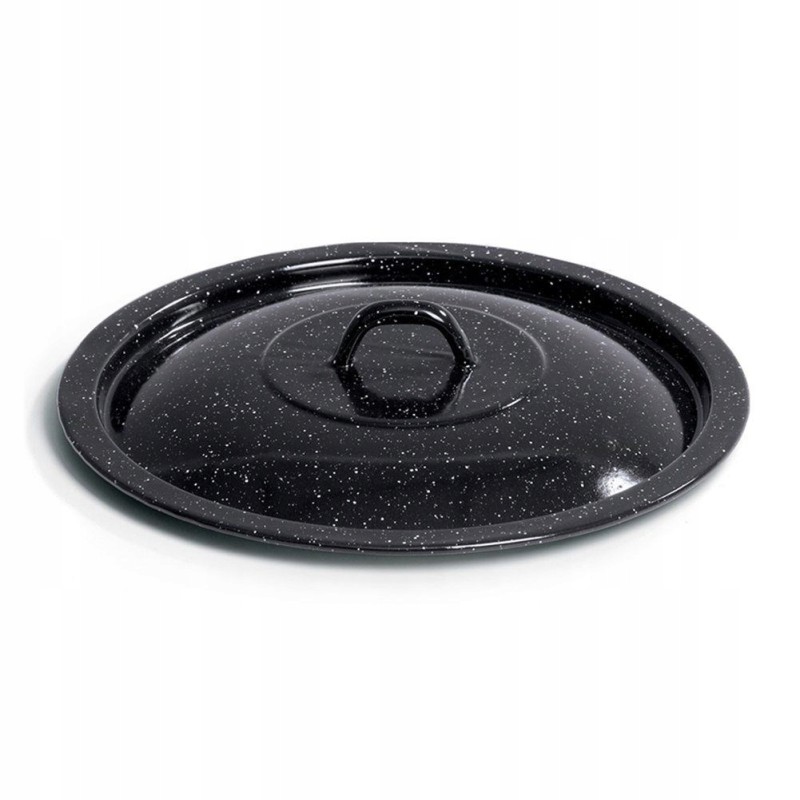 Emaliuotas metalinis dangtelis 34 cm katilui