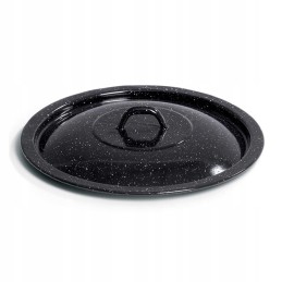 Emaliuotas metalinis dangtelis 34 cm katilui