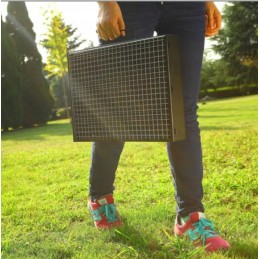 Turistinis „Charcoal Garden Grill“ nešiojamas sulankstomas stovyklavimo lagaminas ⭐⭐⭐⭐⭐