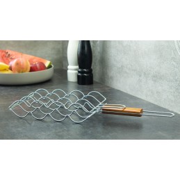 Uždaros grilio grotelės 27x17cm