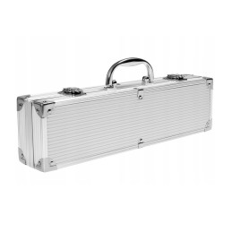 3 vienetų kepsninių indų rinkinys praktiškame lagamine, puikiai tiks kaip dovana arba naudojimui namuose.