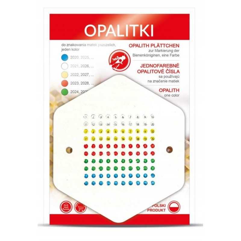 Lenkiški opalitai - 5 spalvos, po 20 numerių