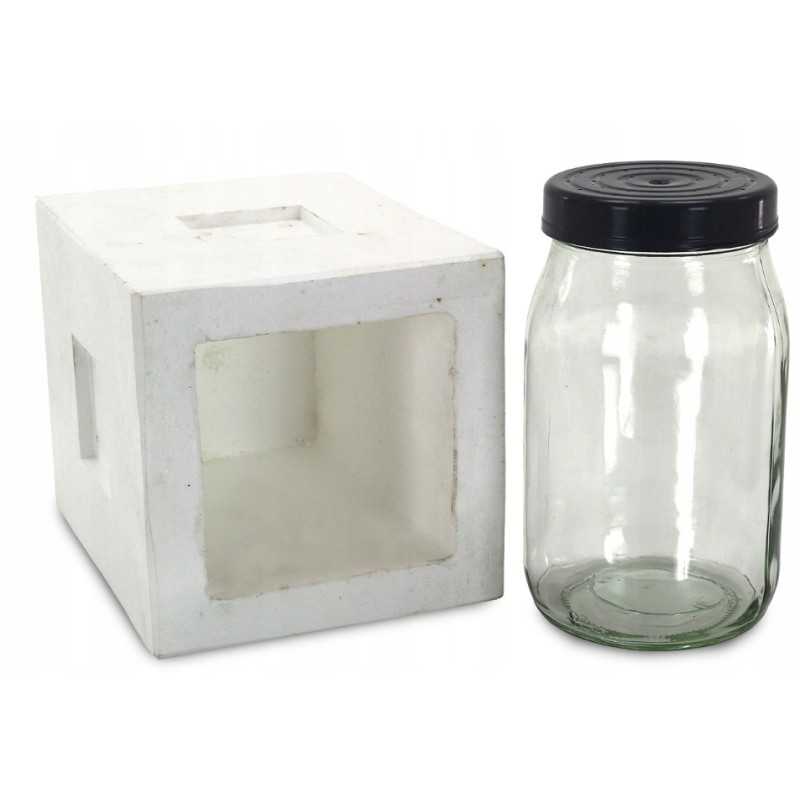 Spyruoklinio maitinimo stiklainio šildytuvas (1l)