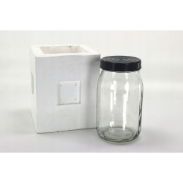 Spyruoklinio maitinimo stiklainio šildytuvas (1l)