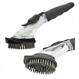 Šepetys su vandens bakeliu grotelių valymui