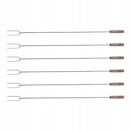 Židinio šakutės - rinkinyje 6 vnt 100 cm