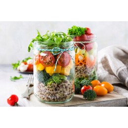 Masono stiklainis 900 ml 0,9l, 8 vnt