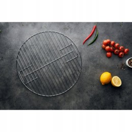 Apvalios grilio grotelės 41 5 cm su rankenomis