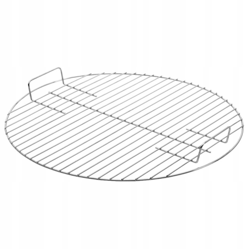 Grilio grotelės 41 5 cm apvalios su rankenomis