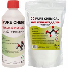 Farmacinis augalinis glicerinas 99,5 % grynumo 0,5 l ~ 0,63 kg