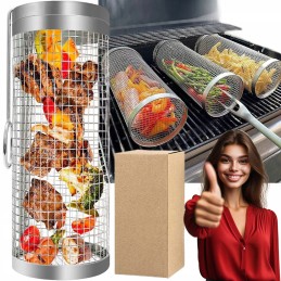 ️ Krepšelis daržovėms, mėsai, bulvytėms, žuviai kepti, kepimui ant grotelių, grotelių grotelės, 1 vnt.