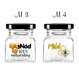 120 ml stiklinis indas su 53 mm dangteliu ir spauda