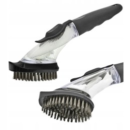 Šepetys su vandens bakeliu grotelių valymui