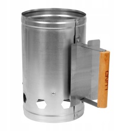 Plieninis kaminas anglims apšviesti