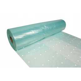 Perforuota folija su UV filtru, 3,6 x 1 m, skaidri