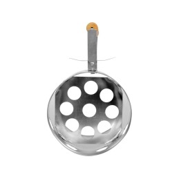 Plieninis kaminas anglims apšviesti