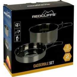 ⚡Valgyklos turistiniai dubenys 2 vnt. Redcliffs nerūdijantis plienas⚡