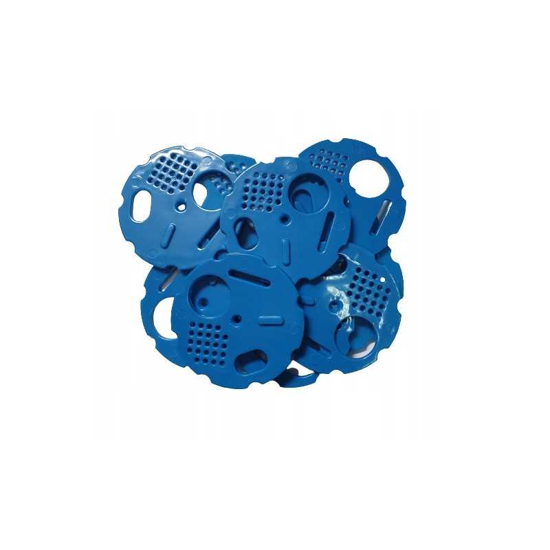 Apskritimas, žiedai vestuvių gatvėms, 10 vnt. mėlyna - ø80mm