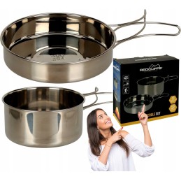 ⚡Valgyklos turistiniai dubenys 2 vnt. Redcliffs nerūdijantis plienas⚡