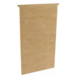 vertikali medinė Varšuvos pertvara, išplėsta