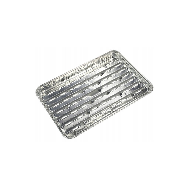 Aliuminio grilio padėklas, 25 vnt., stačiakampis, 35 x 23 cm
