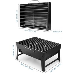 Turistinis grilis nešiojamas sulankstomas kempingas lagaminas 43 x 29 cm