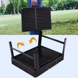 Turistinis grilis nešiojamas sulankstomas kempingas lagaminas 43 x 29 cm