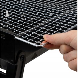 Turistinis grilis nešiojamas sulankstomas kempingas lagaminas 43 x 29 cm