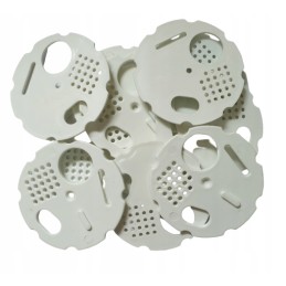 Apskritimas, žiedai vestuvių gatvėms, 10 vnt. balta - ø80mm