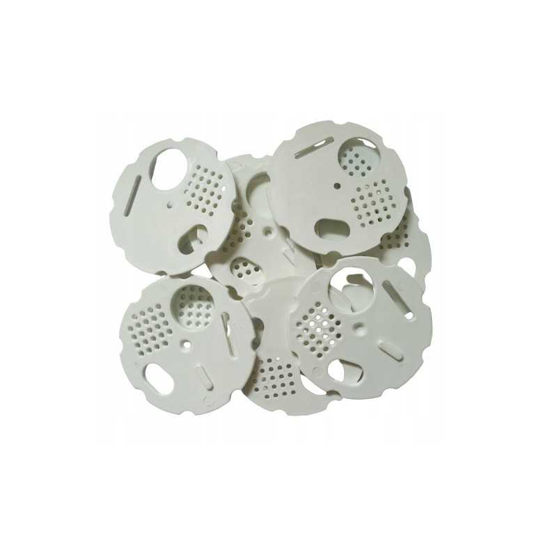 Apskritimas, žiedai vestuvių gatvėms, 10 vnt. balta - ø80mm