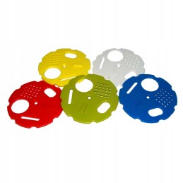 Apskritimas, žiedai vestuvių gatvėms, 10 vnt. balta - ø80mm