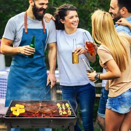 ✅ Turistinis grilis nešiojamas sulankstomas anglies grilis