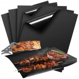 12 x tefloninio kilimėlio grotelių padėklas, skirtas kepti daugkartinio naudojimo BBQ padėkliuose