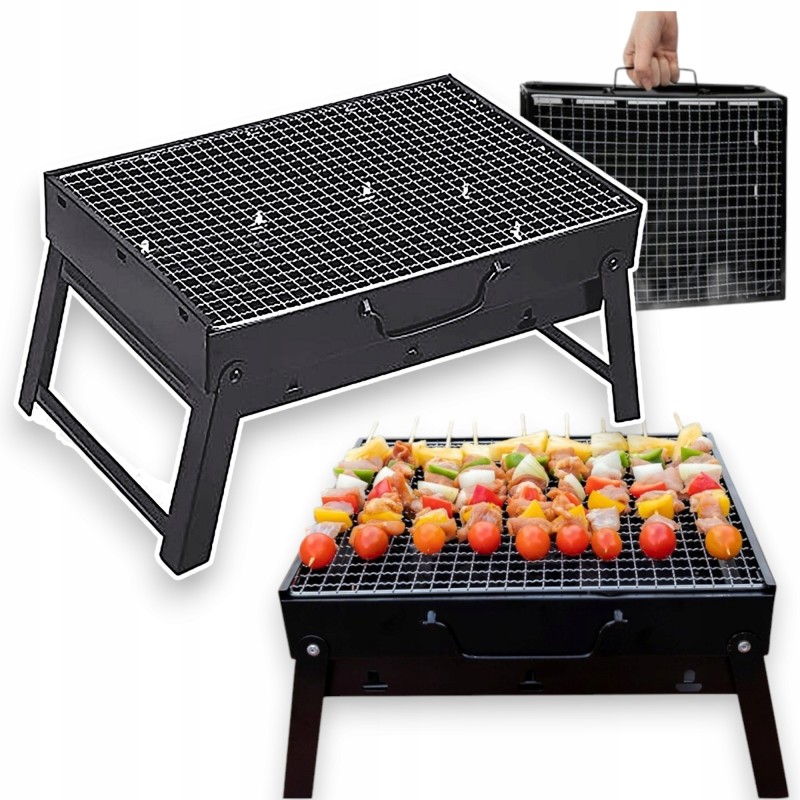Turistinis anglies grilis nešiojamas sulankstomas lagaminas kempingo sodas