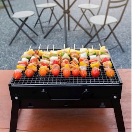 Turistinis anglies grilis nešiojamas sulankstomas lagaminas kempingo sodas