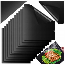 12 daugkartinio naudojimo tefloninių kepimo ir kepimo kilimėlių rinkinys