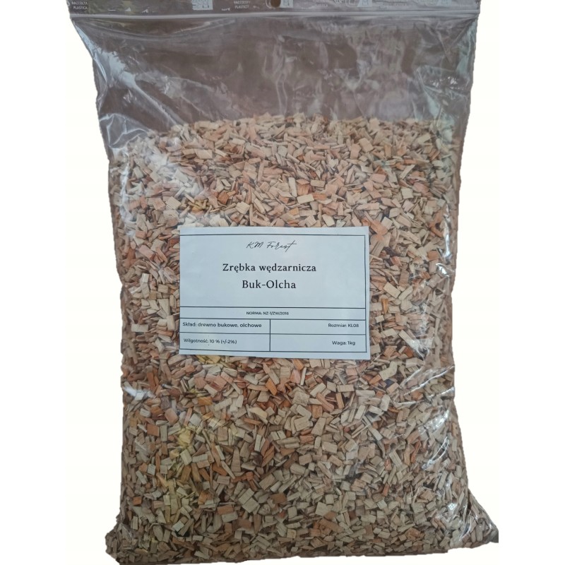 Buko ir alksnio rūkymo drožlės 5 kg 20l