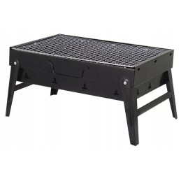 Sulankstomas grilis turistinis nešiojamas lagaminas anglis kempingas 36x27cm