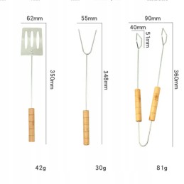 Sulankstomos, nešiojamos, nešiojamos kepsninės su lagaminu + 3-in-1 grilio rinkinys ir žnyplės