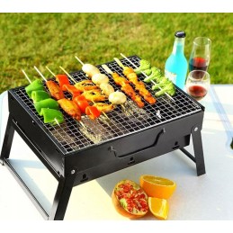 Sulankstomas nešiojamas turistinis grilio lagaminas XXL kempingo stačiakampis