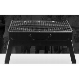 Sulankstomas nešiojamas turistinis grilio lagaminas XXL kempingo stačiakampis