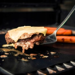 4x tefloninis grilio kilimėlis, daugkartinio naudojimo bbq orkaitės padėklas kepimui