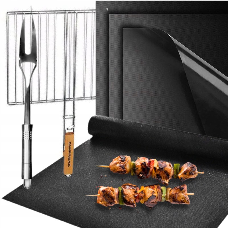 Tefloninės orkaitės grilio grilio kilimėlis x12