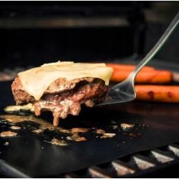 Tefloninis kilimėlis, grotelių padėklas kepimui + mėsainių presas, komplektas