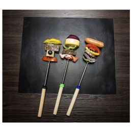 Tefloninis kilimėlis, grotelių padėklas kepimui + mėsainių presas, komplektas