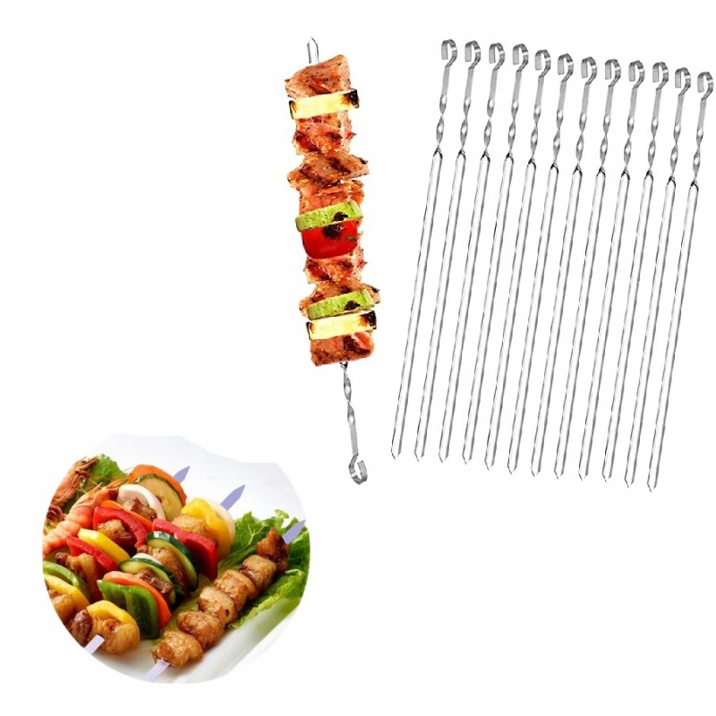 12x iešmelių grilio iešmeliai